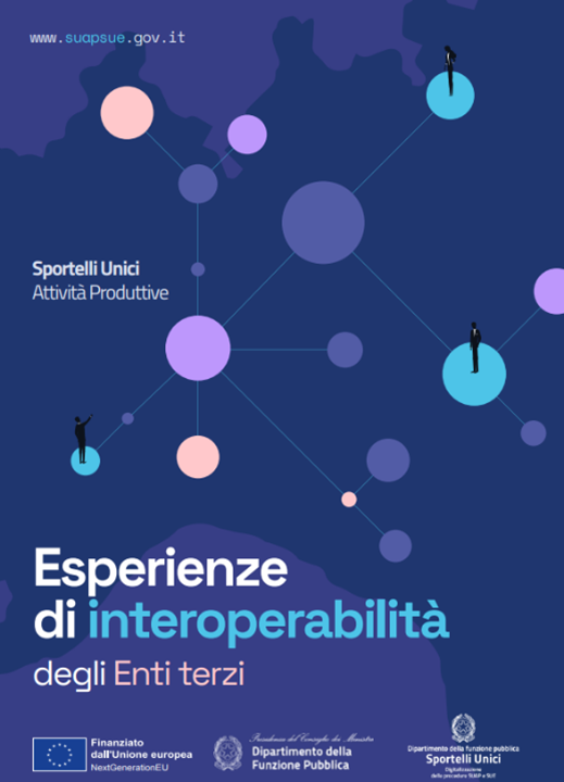 Illustrazione astratta con nodi interconnessi